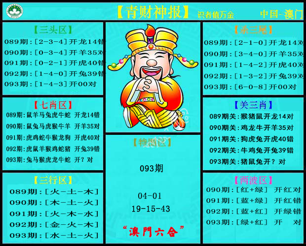 2025093期青财神