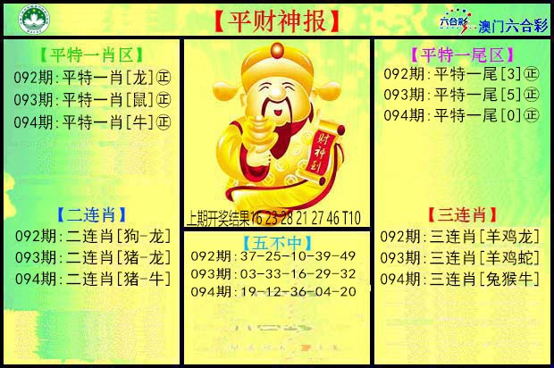 2025094期平财神