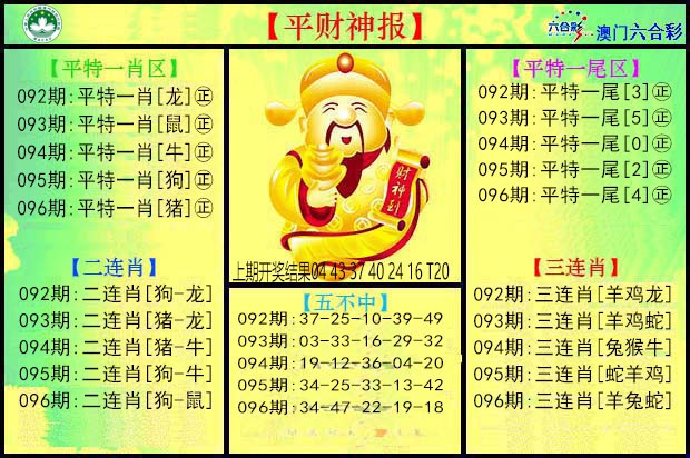 2025096期平财神