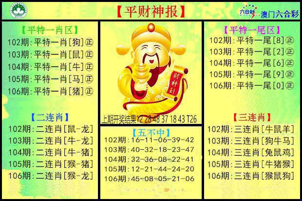 2025106期平财神