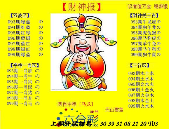 2025099期黄财神