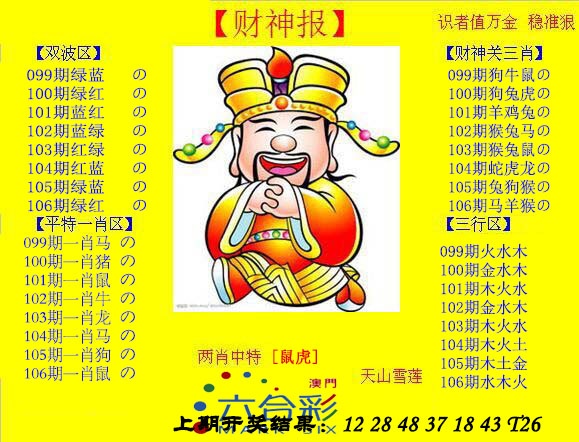 2025106期黄财神