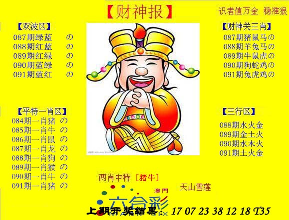 2025091期黄财神