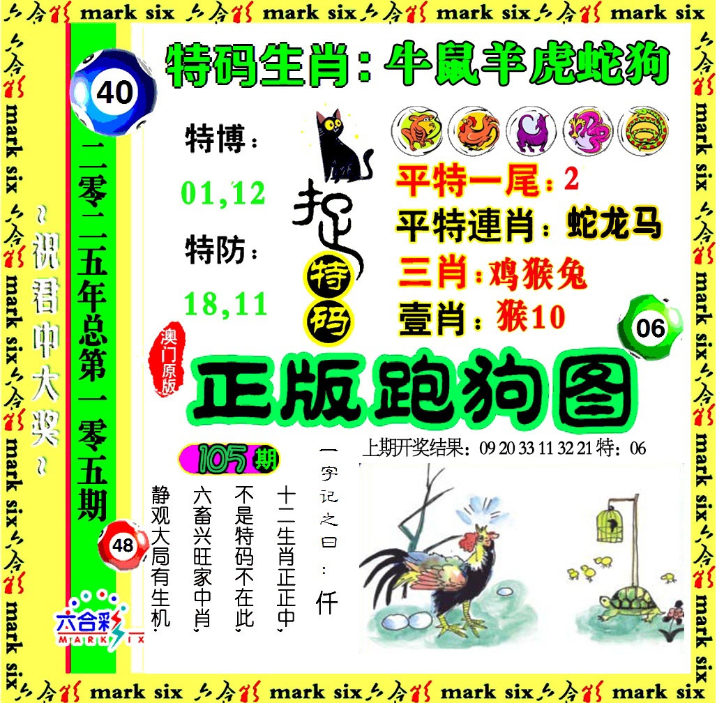 2025105期正版跑狗图