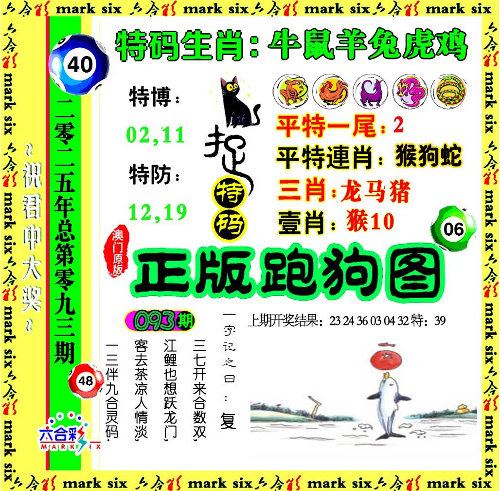 2025093期正版跑狗图