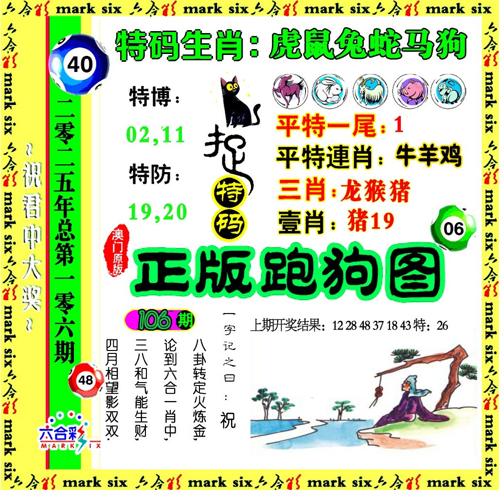 2025106期正版跑狗图