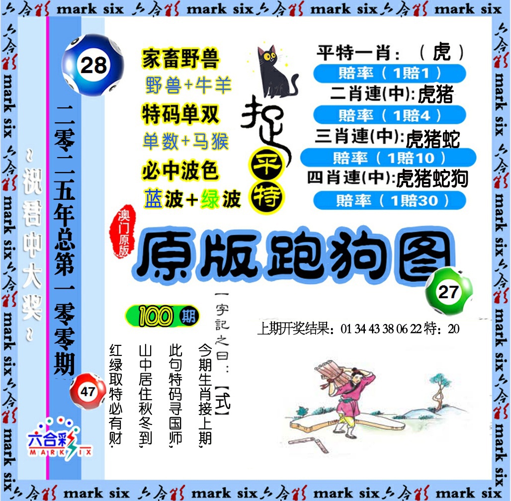 2025100期原版跑狗图