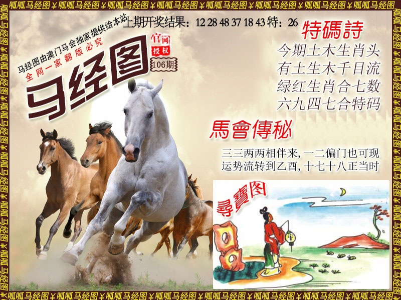 2025106期马经1