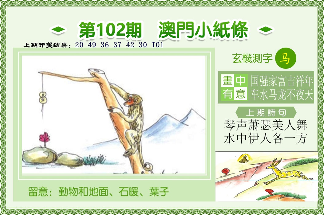 2025102期澳门小纸条