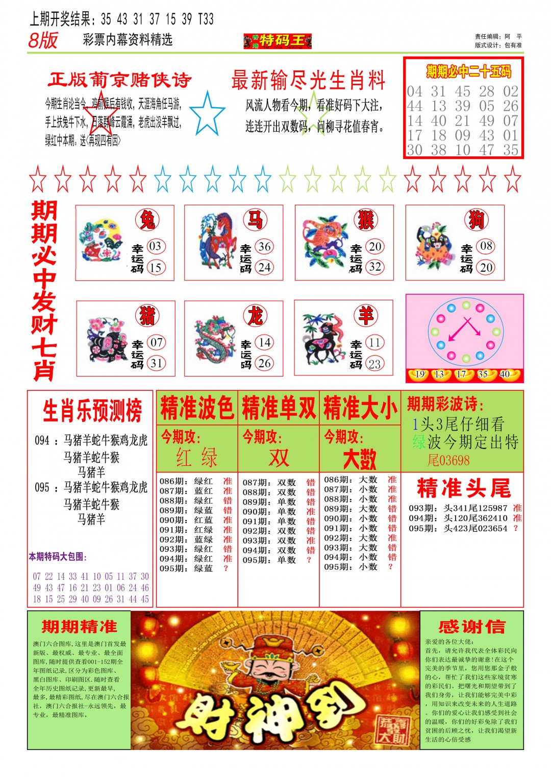 2025095期特码王B