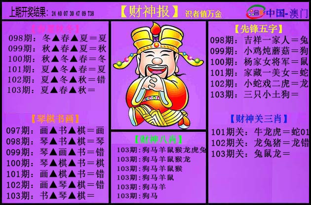 2025103期紫财神