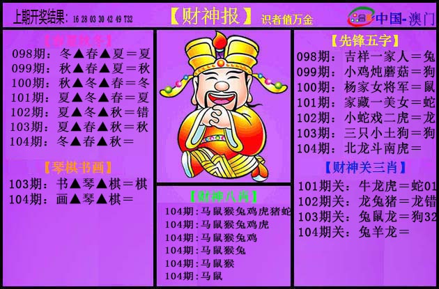 2025104期紫财神