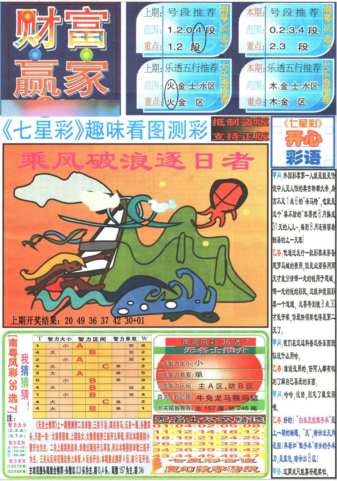 2025102期财富赢家（七星彩）