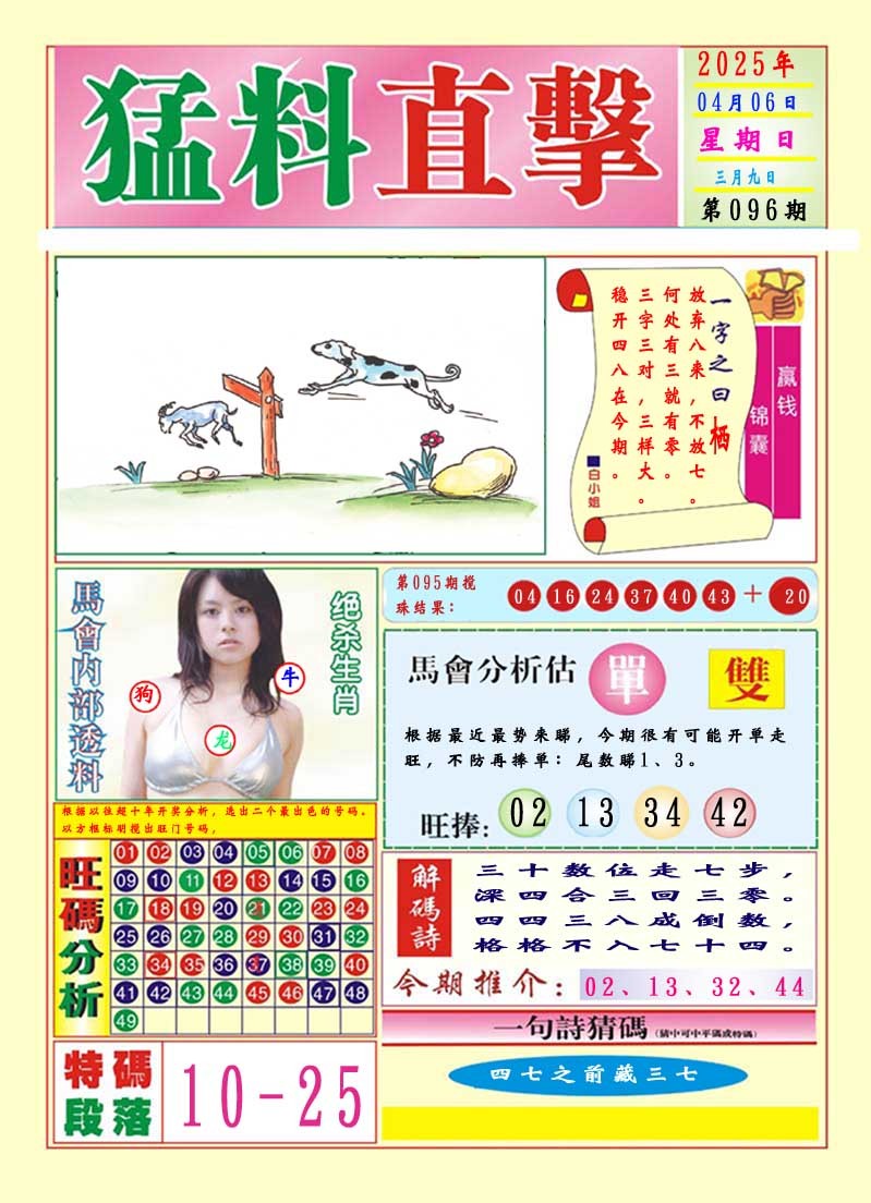 2025096期猛料直击A