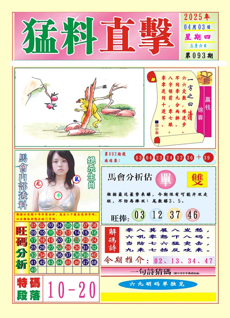 2025093期猛料直击A