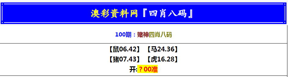 2025100期赌神四肖八码