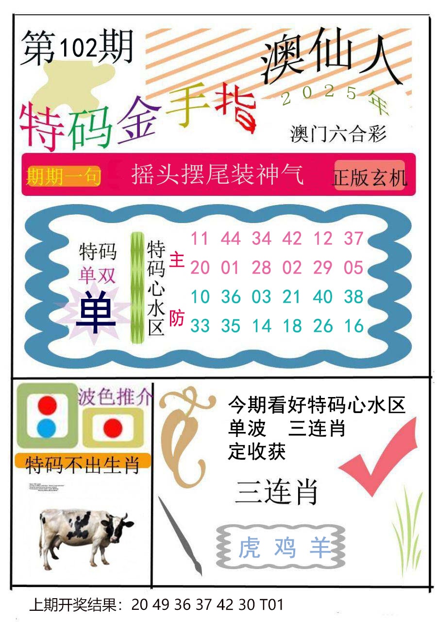2025102期特码金手指