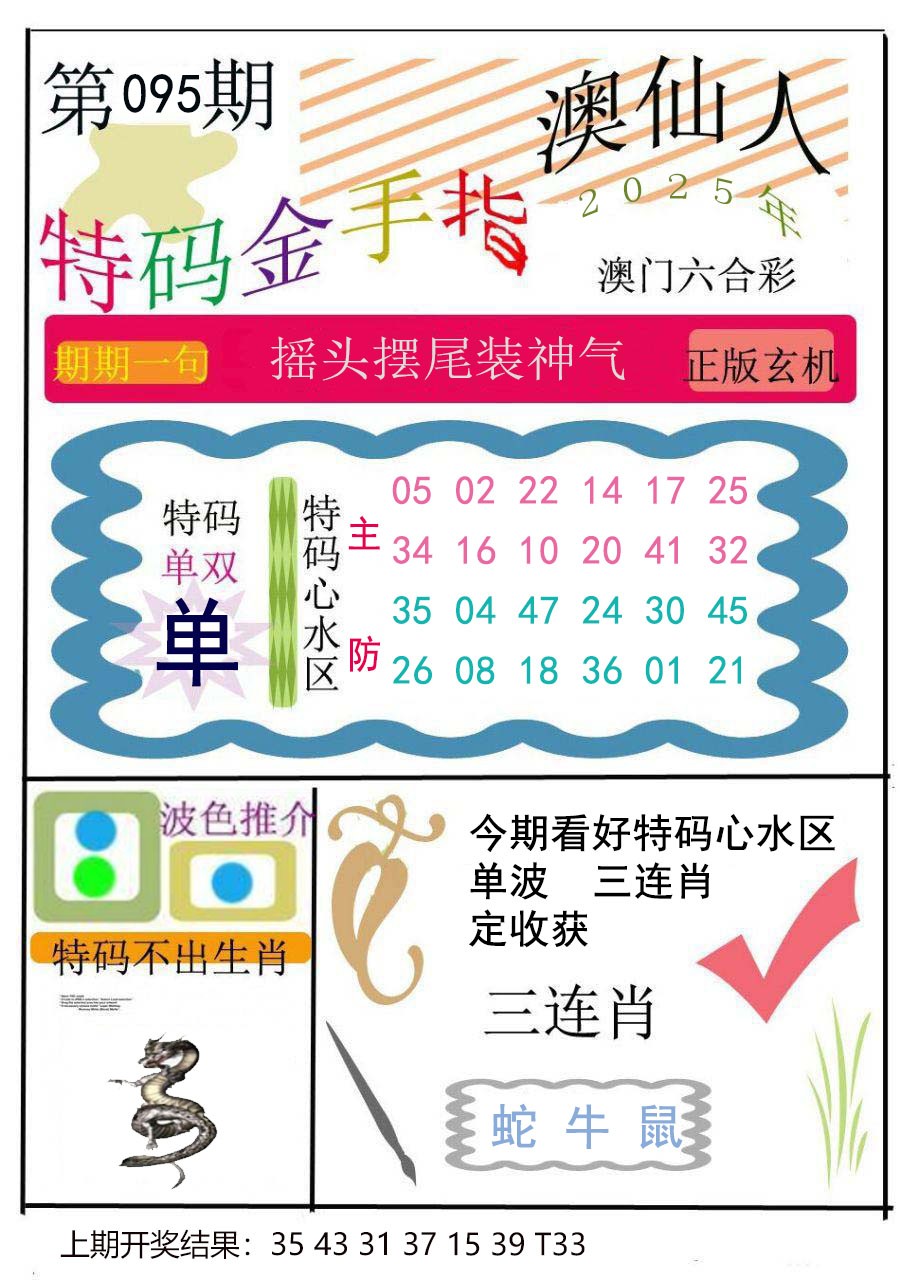 2025095期特码金手指