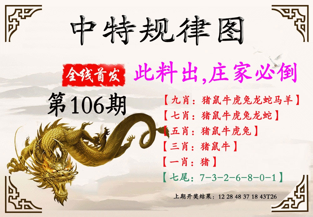 2025106期中特规律图