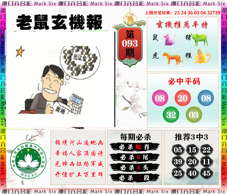 2025093期老鼠玄机报