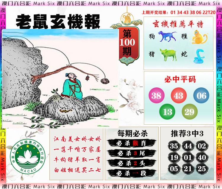 2025100期老鼠玄机报