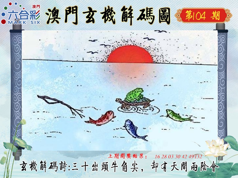 2025104期玄机解码图