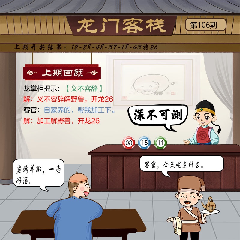 2025106期龙门客栈