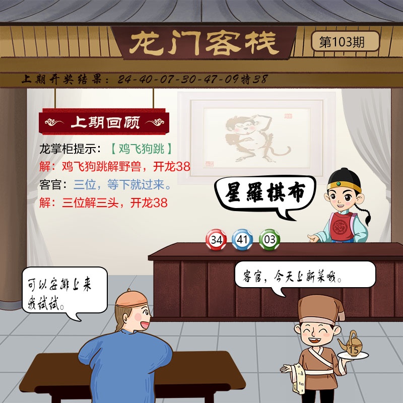 2025103期龙门客栈