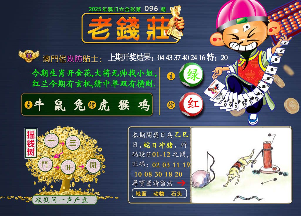 2025096期老钱莊